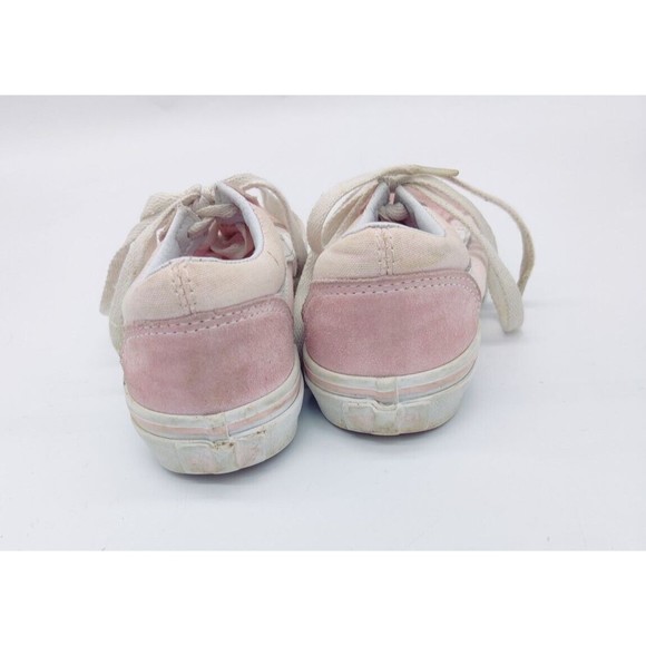 Girls Vans 500714 Old Skool Pale Pink Low Top Skate Sneakers Shoes Size 11.5 Kid - Picture 2 of 12